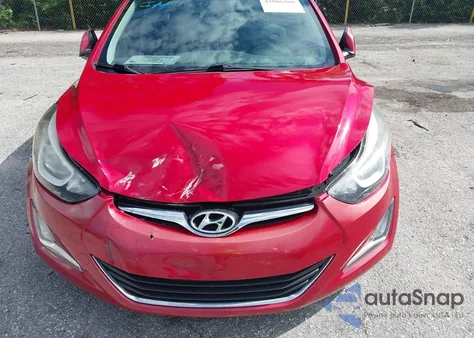 2015 Hyundai Elantra Se z USA, uszkodzony, nr VIN KMHDH4AE6FU351035